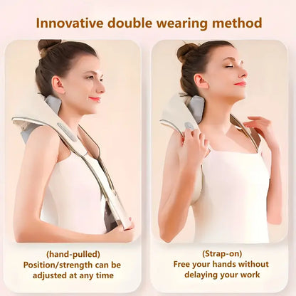 Melhor massageador de pescoço e ombros com calor | Máquina de massagem para ombros barata