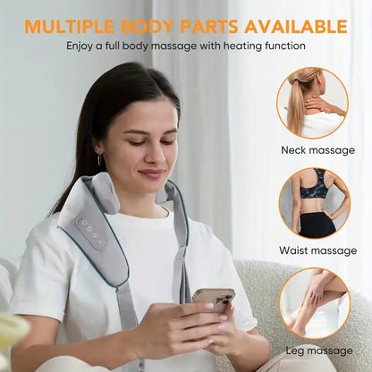 Melhor massageador de pescoço e ombros com calor | Máquina de massagem para ombros barata